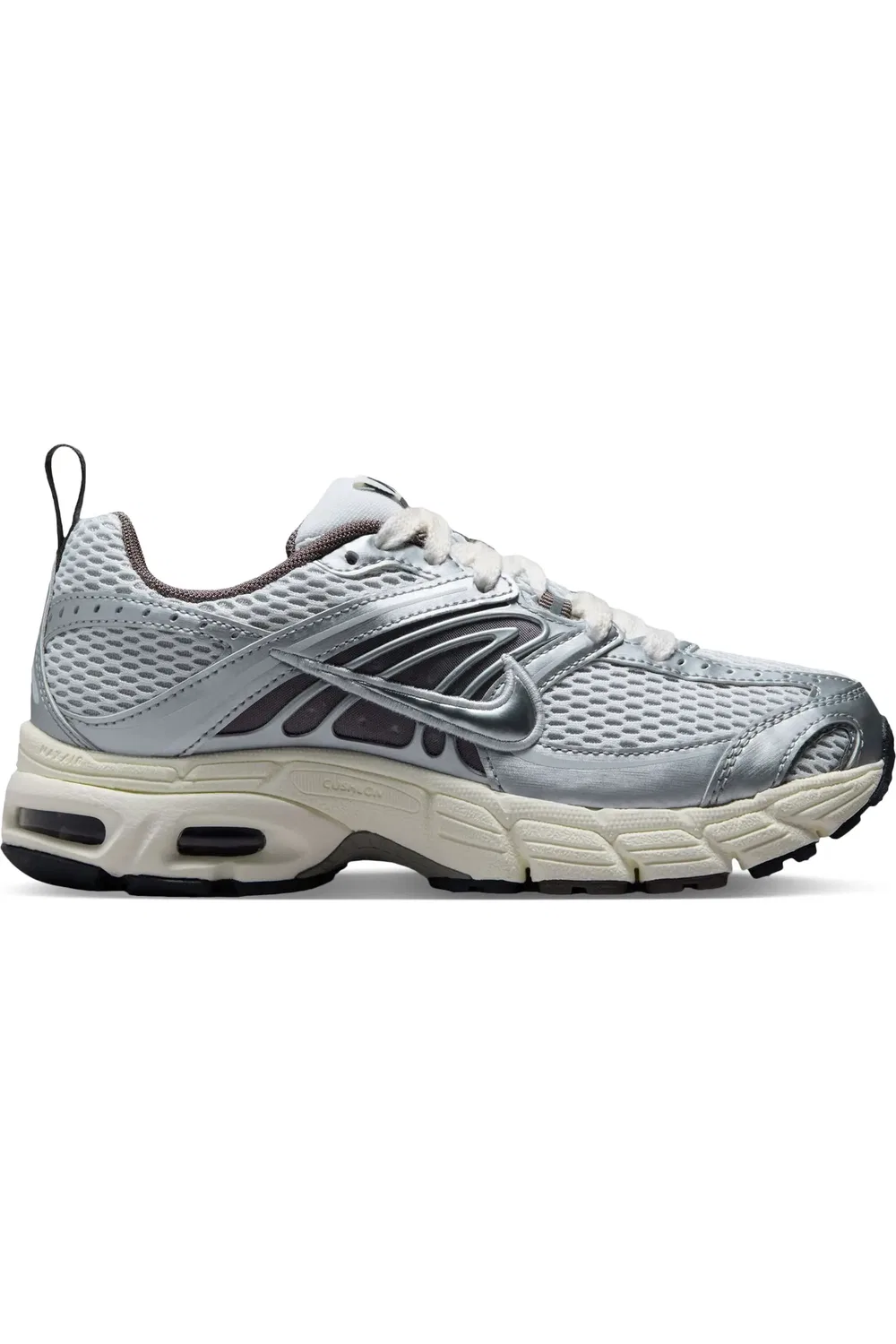 Детские кроссовки с Max Air амортизацией Air Max Moto 2K Nike, Platinum/Silver/Black — фото 2
