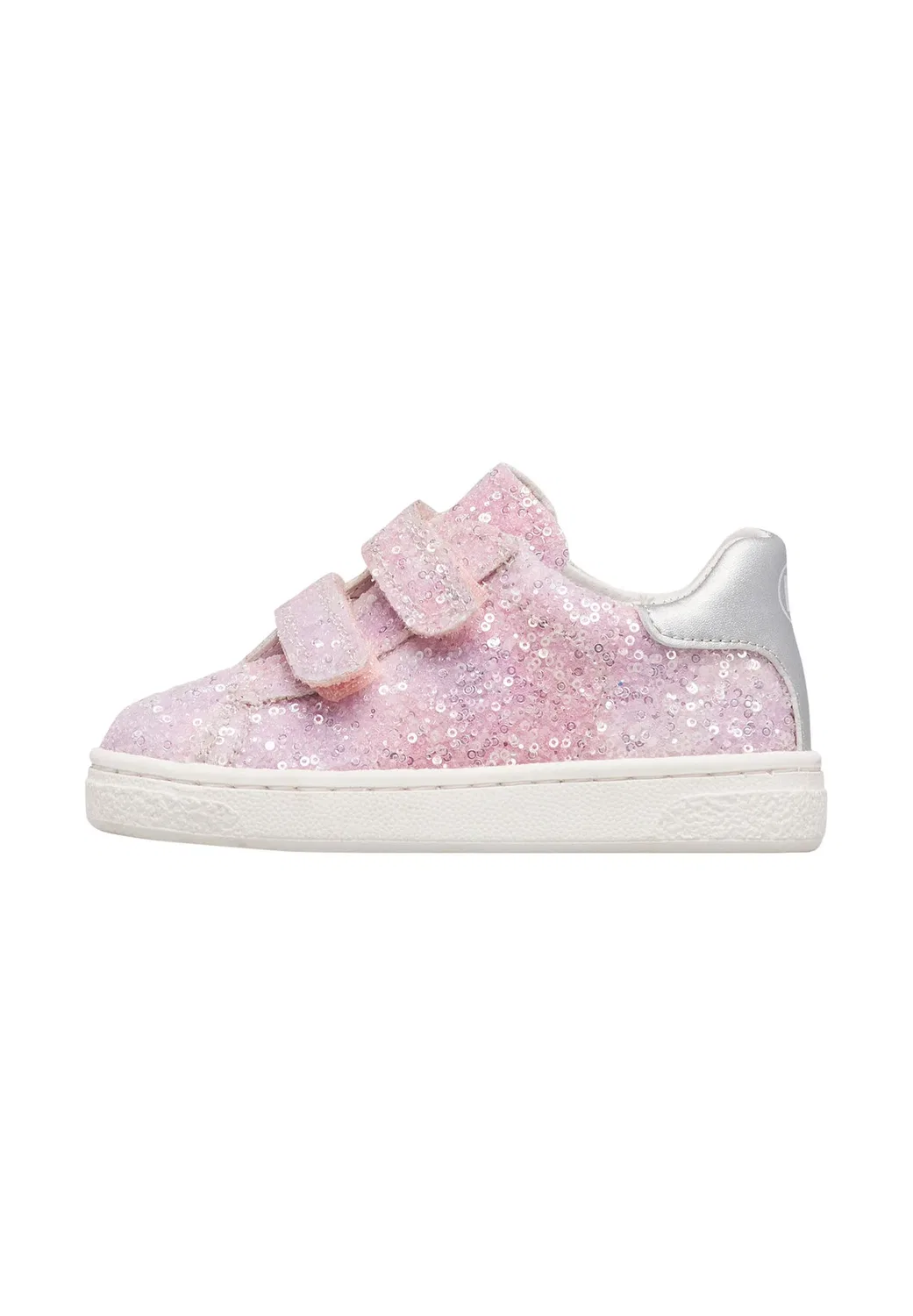 Hasselt 2 vl. - детские туфли Naturino, Rosa-Weiß-Silber