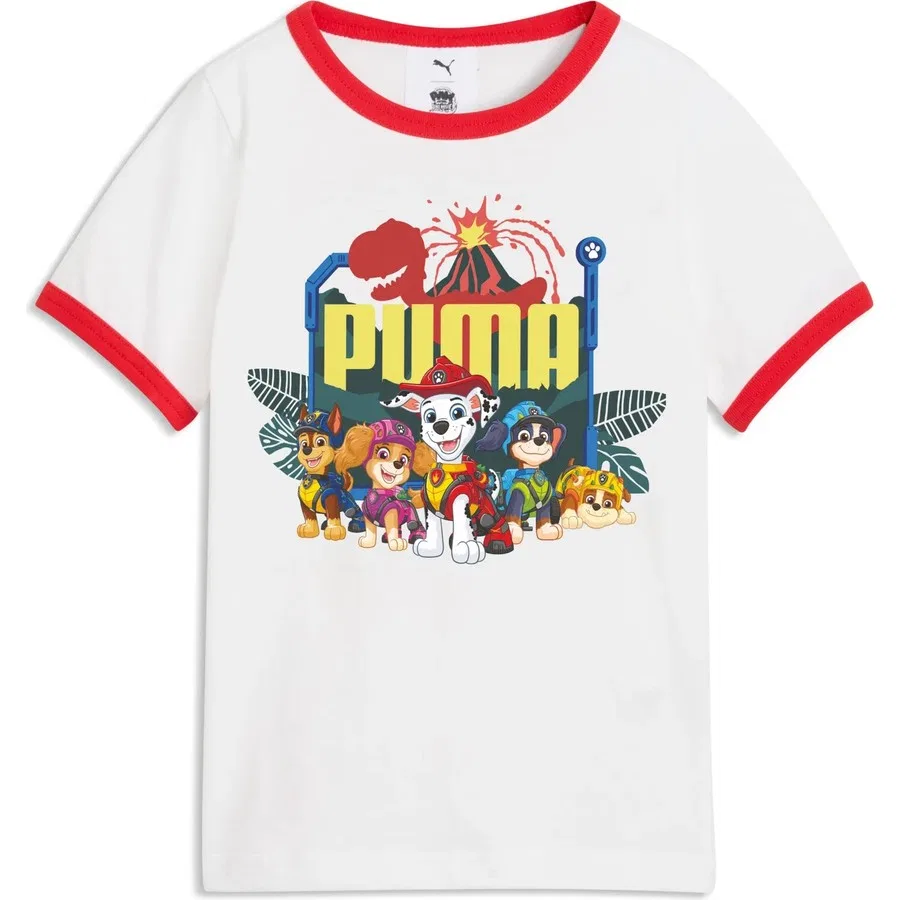 Футболка с коротким рукавом Puma x Paw Patrol Ringer, Белый