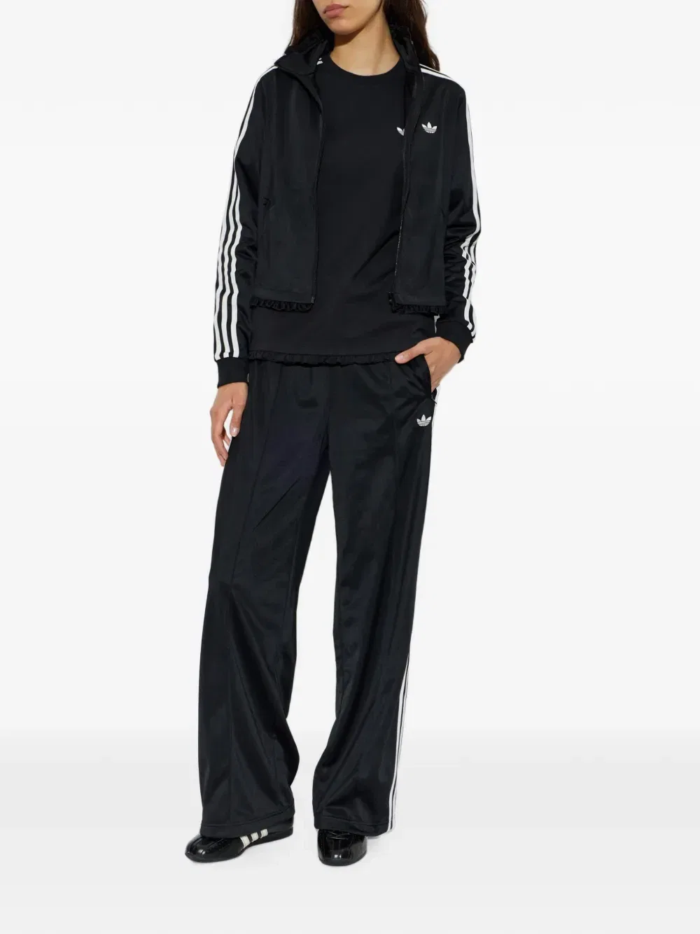 Приталенные спортивные брюки Firebird Adidas, черный — фото 2