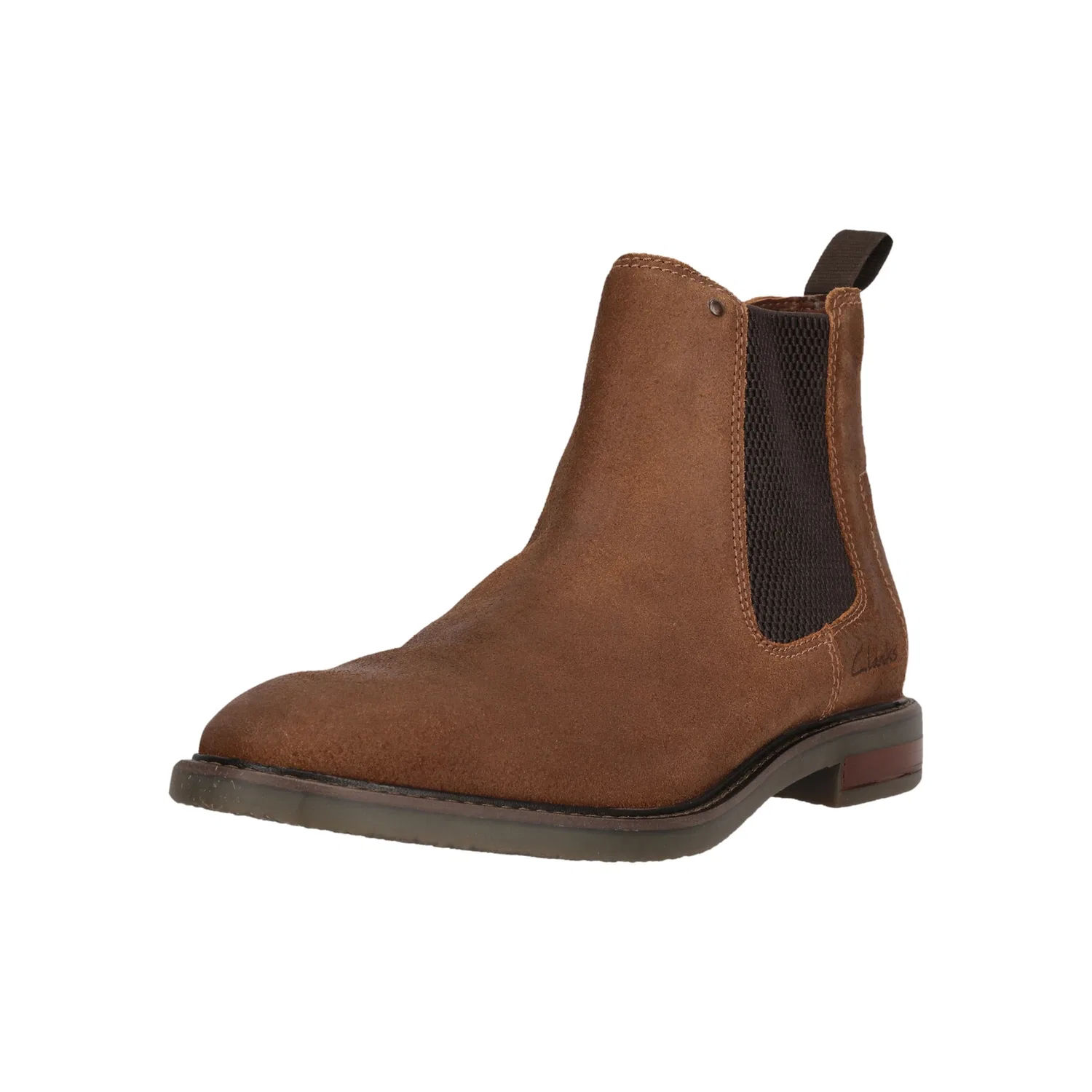 Детские ботинки с эластичным входом Clarks Jaxen Easy, Brown