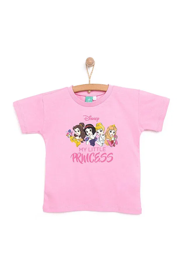 Детская футболка для девочек с принтом Princess girl tshirt baby girl Disney, Pink