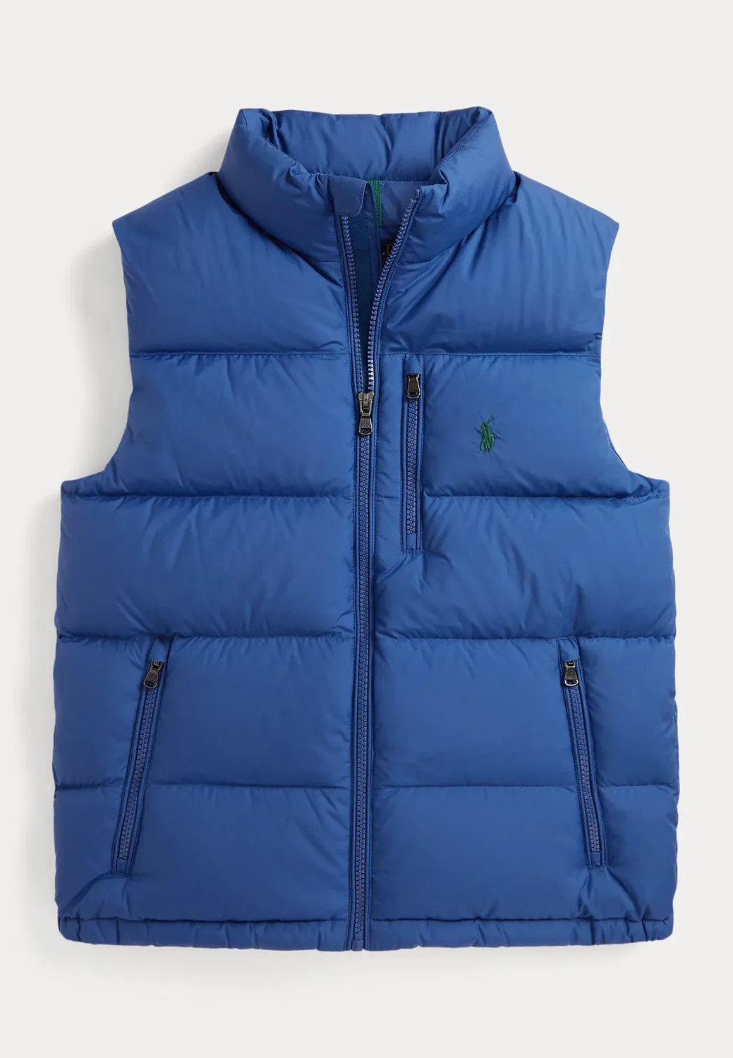 Пуховый жилет Gorham, размер 7-14 лет Polo Ralph Lauren, Dusty Azure
