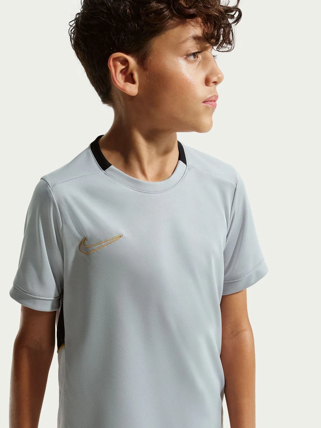 Футболка футбольная Nike Academy 25 Dri-FIT, черный/серый — фото 3