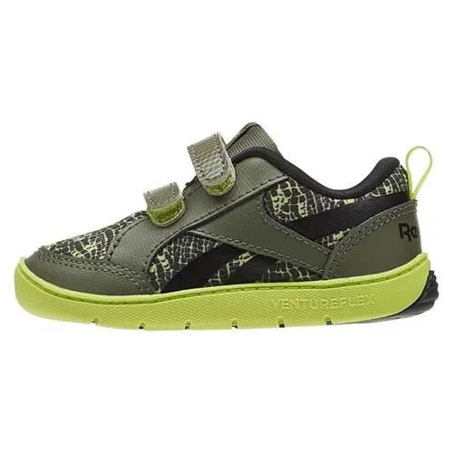 Детские кроссовки с принтом Ventureflex Critter Reebok, Olivgrun — фото 2