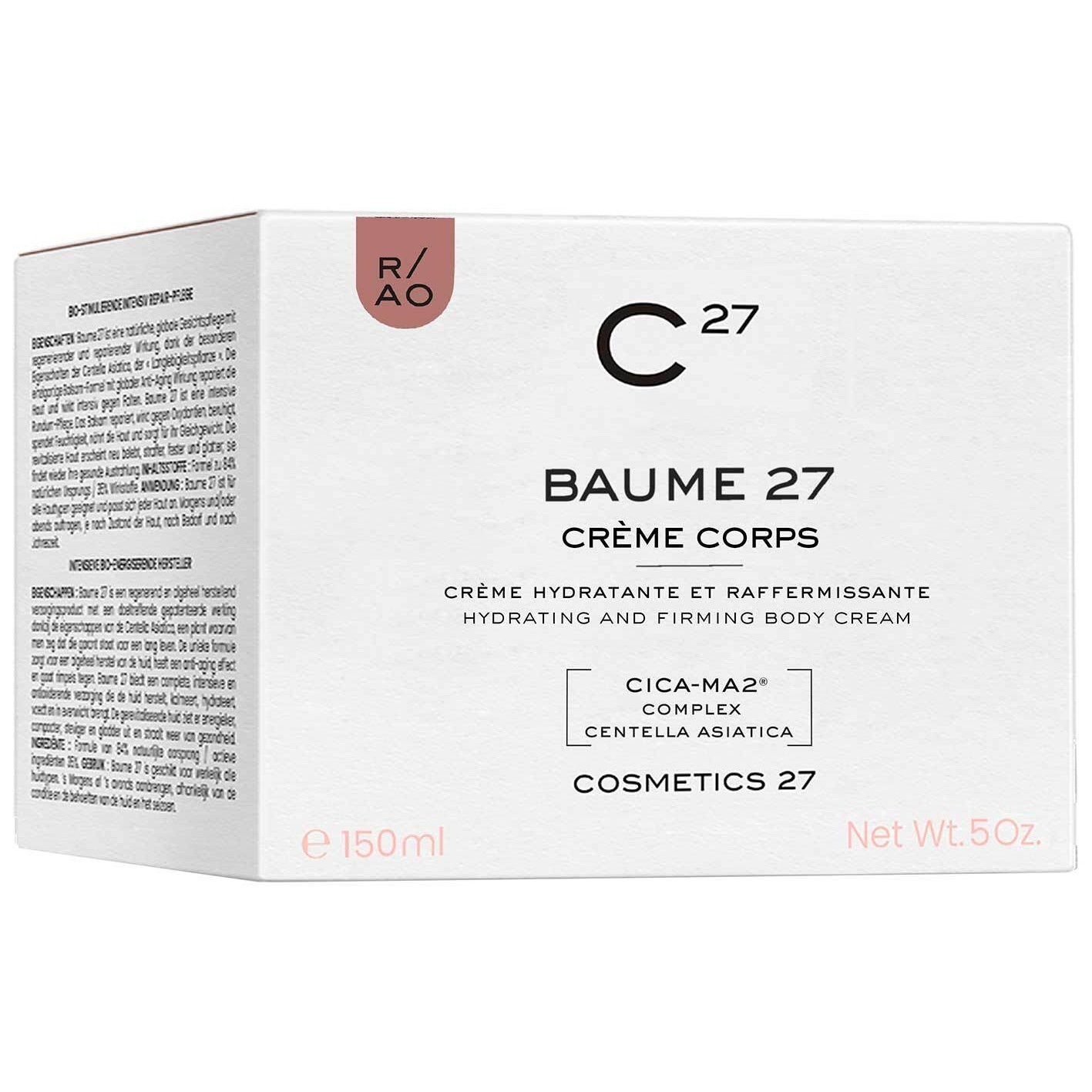 Лосьон для тела baume 27 body cream Cosmetics 27, объем 150 мл — фото 3