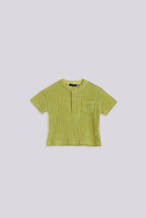 Детская рубашка для мальчиков хлопковая Gb Baby, Green