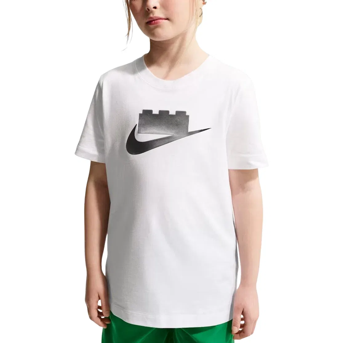 Детская футболка с принтом LEGO Nike x LEGO Collection, белый — фото 2