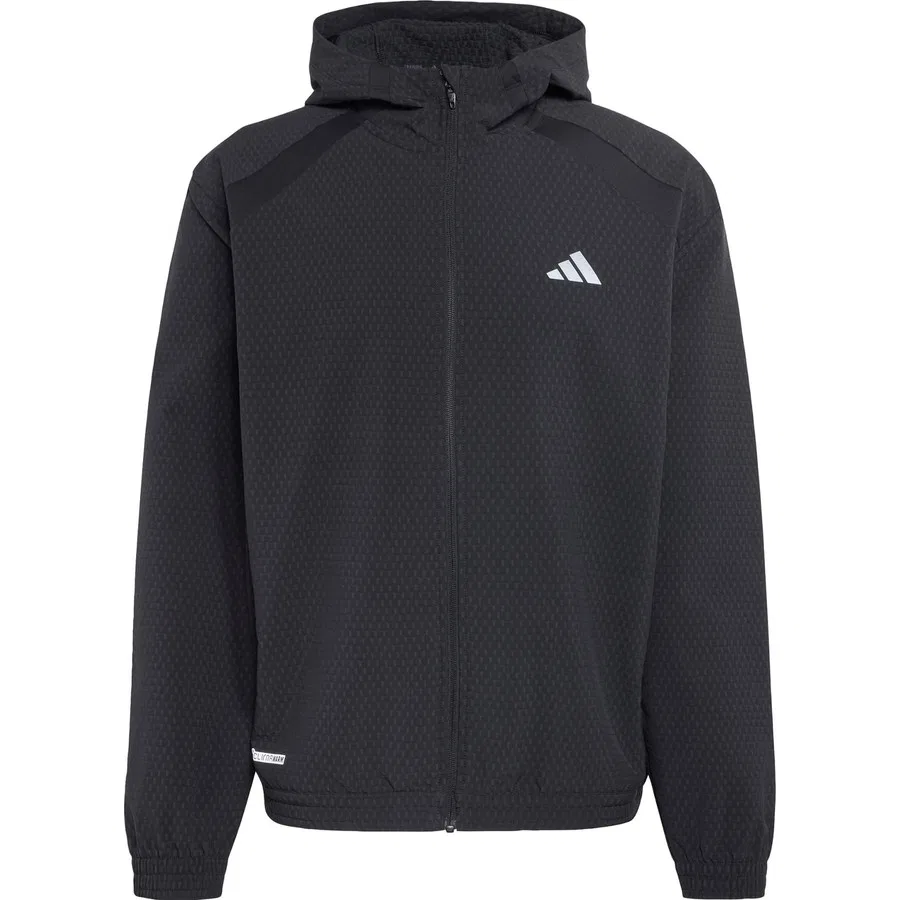 Спортивная куртка с утеплителем Climawarm, модель Tech Apparel KS9289, adidas, Черный — фото 3