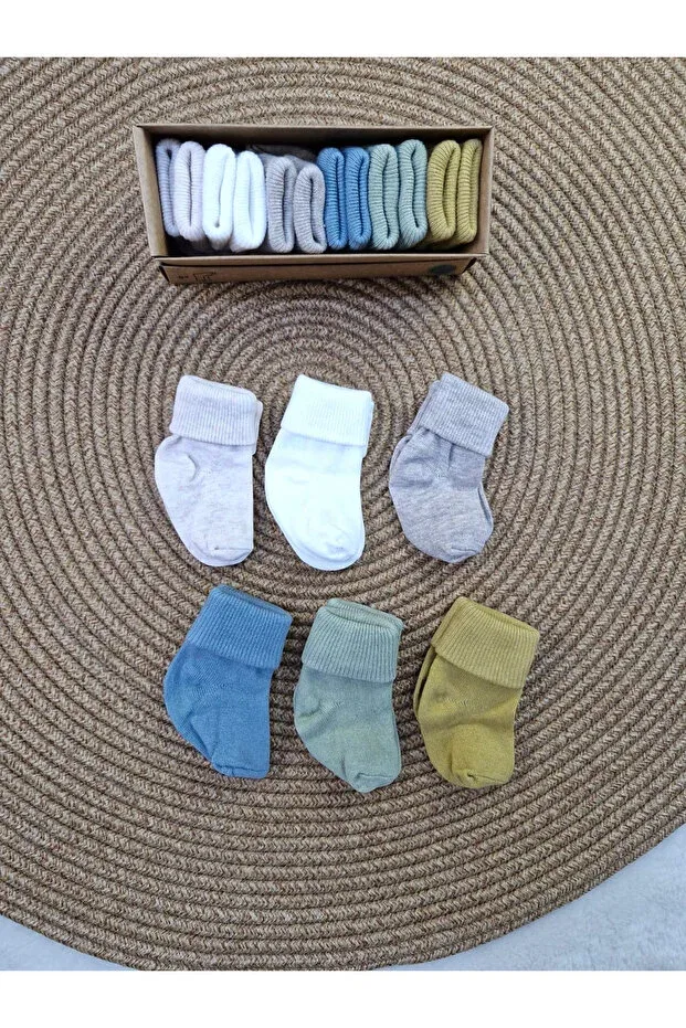Детский комплект носков для мальчиков хлопковый Defne baby Basics Defnebebek, Multicolor