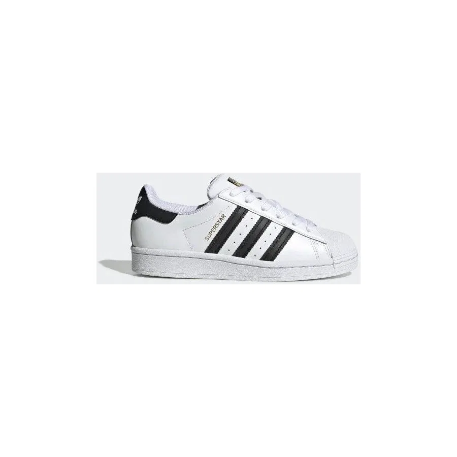 Кроссовки детские с классическим дизайном Superstar adidas, Белый