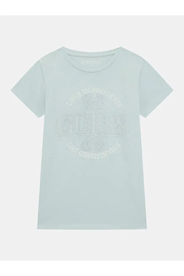 Детская футболка с принтом Guess, Green