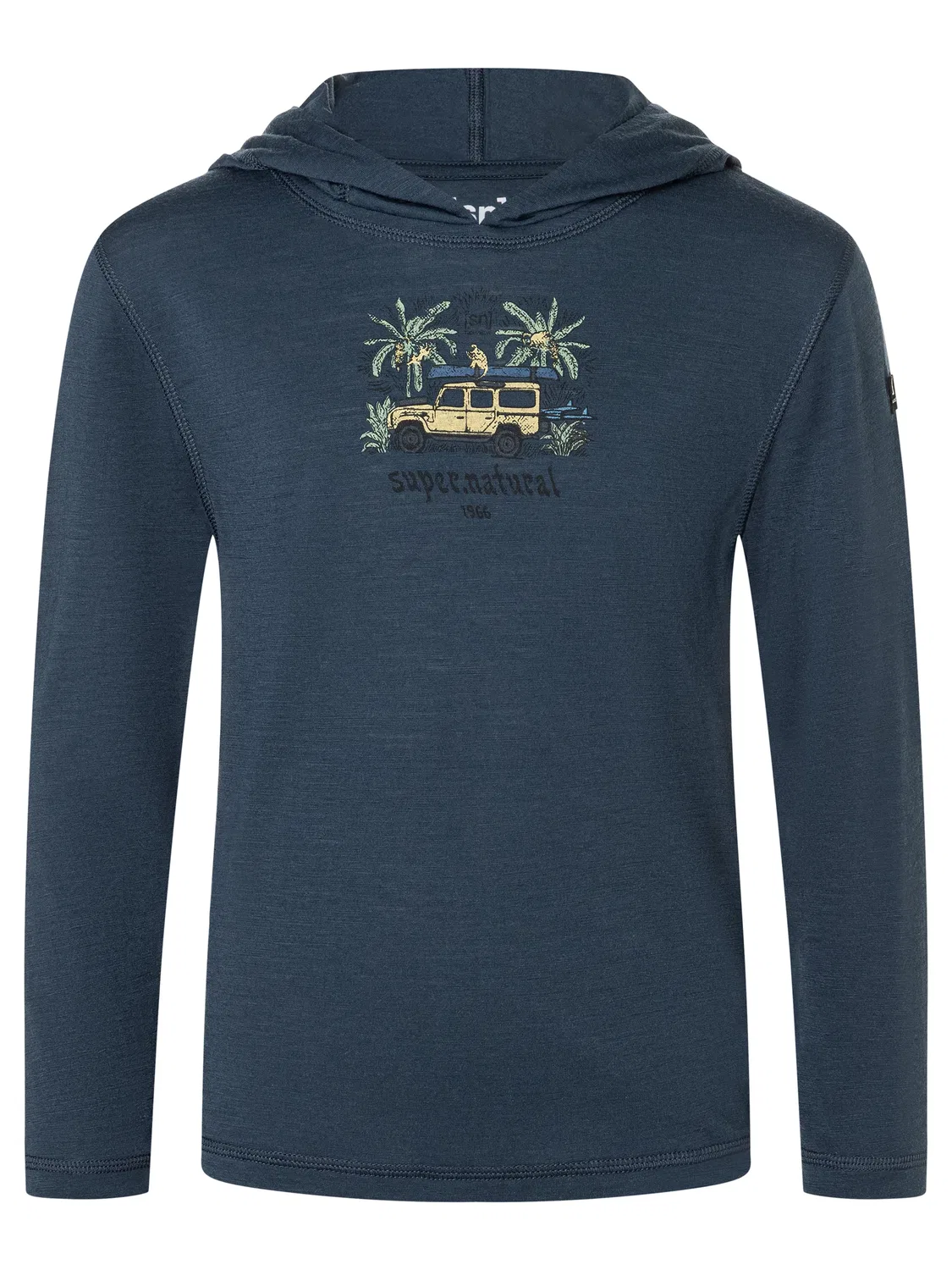 Худи легкое с капюшоном K Tropicar Light Hoodie Super.Natural, синий