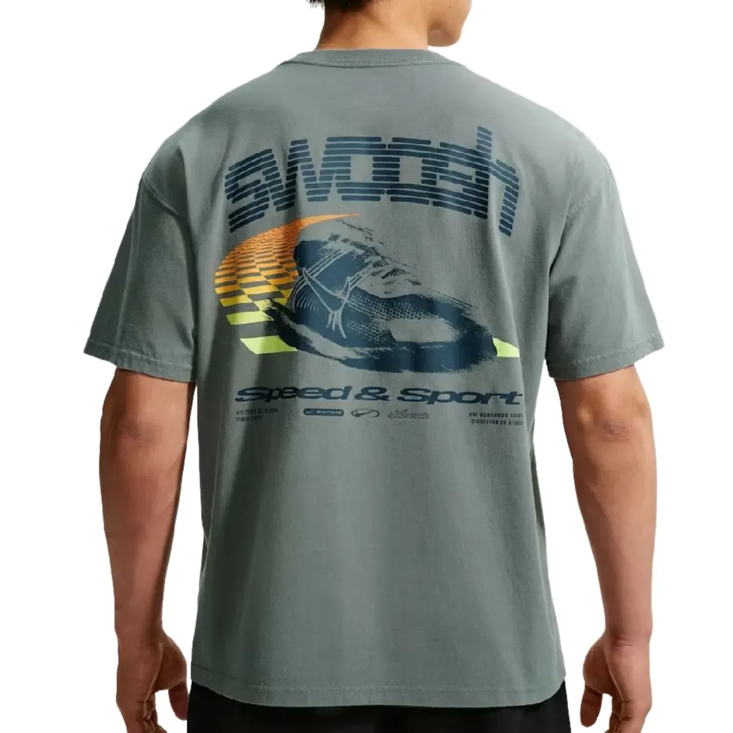 Мужская футболка T-Shirt Asia Sizing 'Green' Nike, зеленый — фото 2