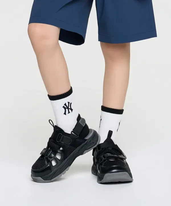 Сандалии маска v3 ny, Mlb Kids, черный — фото 4