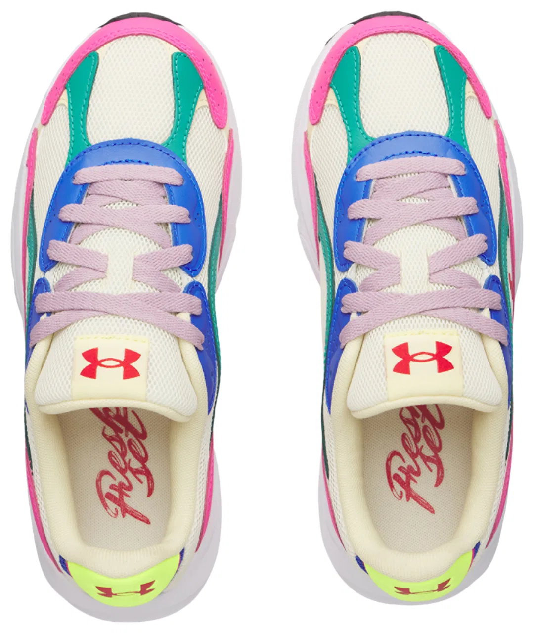 Кроссовки для мальчиков Tech Runner Fresh Set Under Armour, цвет White/White/Blue — фото 4