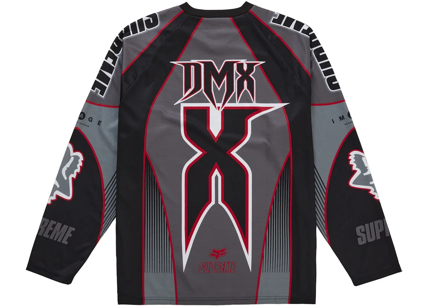 Мужская джерси Supreme Fox Racing DMX Jersey, Black — фото 2
