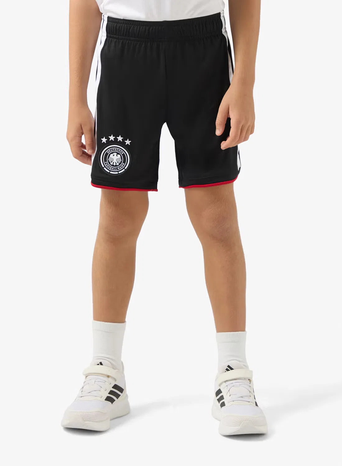 Шорты футбольные с принтом Germany 26 Home Replica Adidas, черный