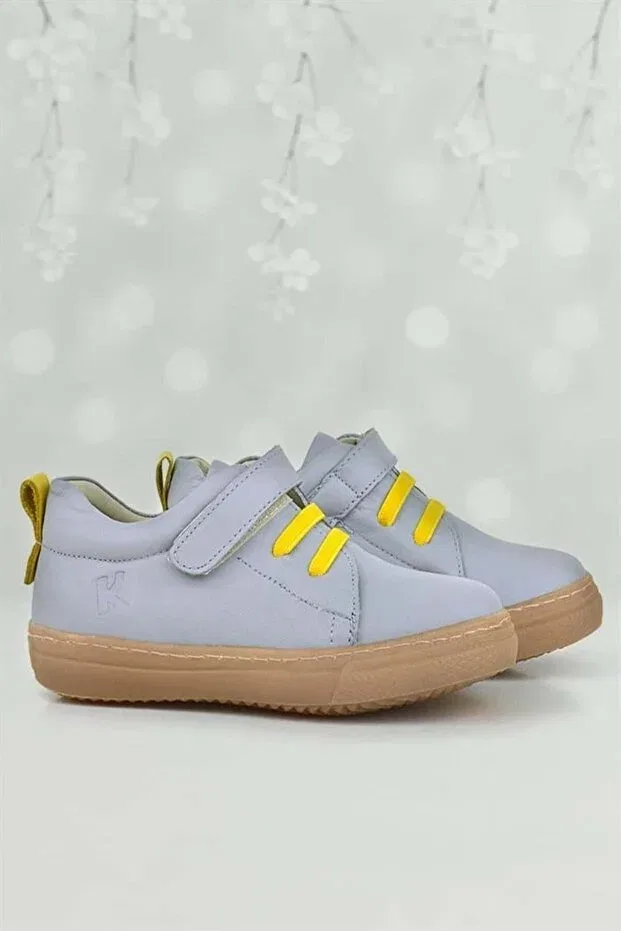 Детские туфли для мальчиков на шнуровке Hapshoe, Gray