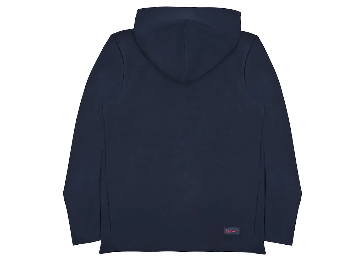 Мужская худи с полной застежкой-молнией Nike Tech Fleece Hoodie, Dark Obsidian/University Red — фото 2
