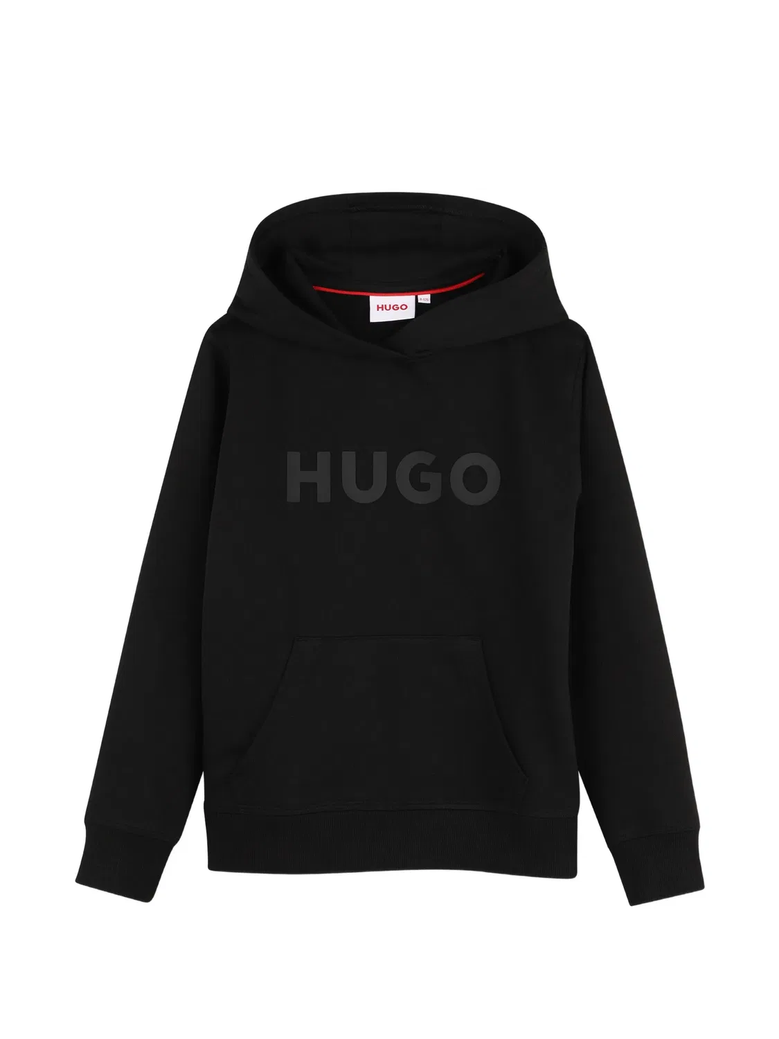 Худи с логотипом черного цвета HUGO, черный