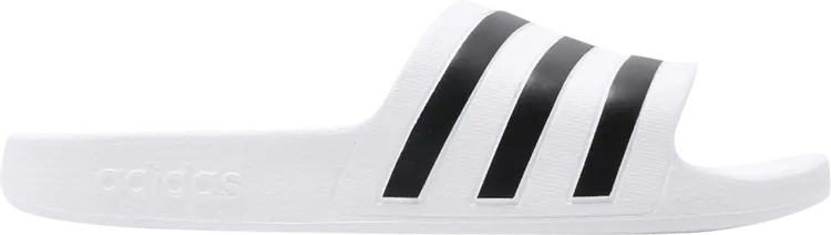 

Шлепанцы мужские Adidas Adilette Aqua Slides с полосками, белый