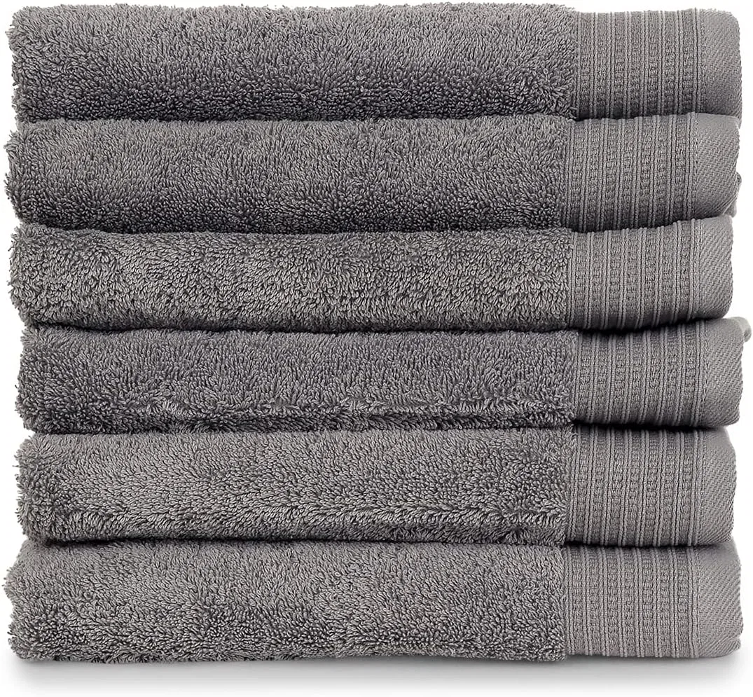 Полотенце для рук Melsimo Organic Collection, 100% хлопок, TowelSelections, 6 шт, 600 г/м², Wild Pigeon