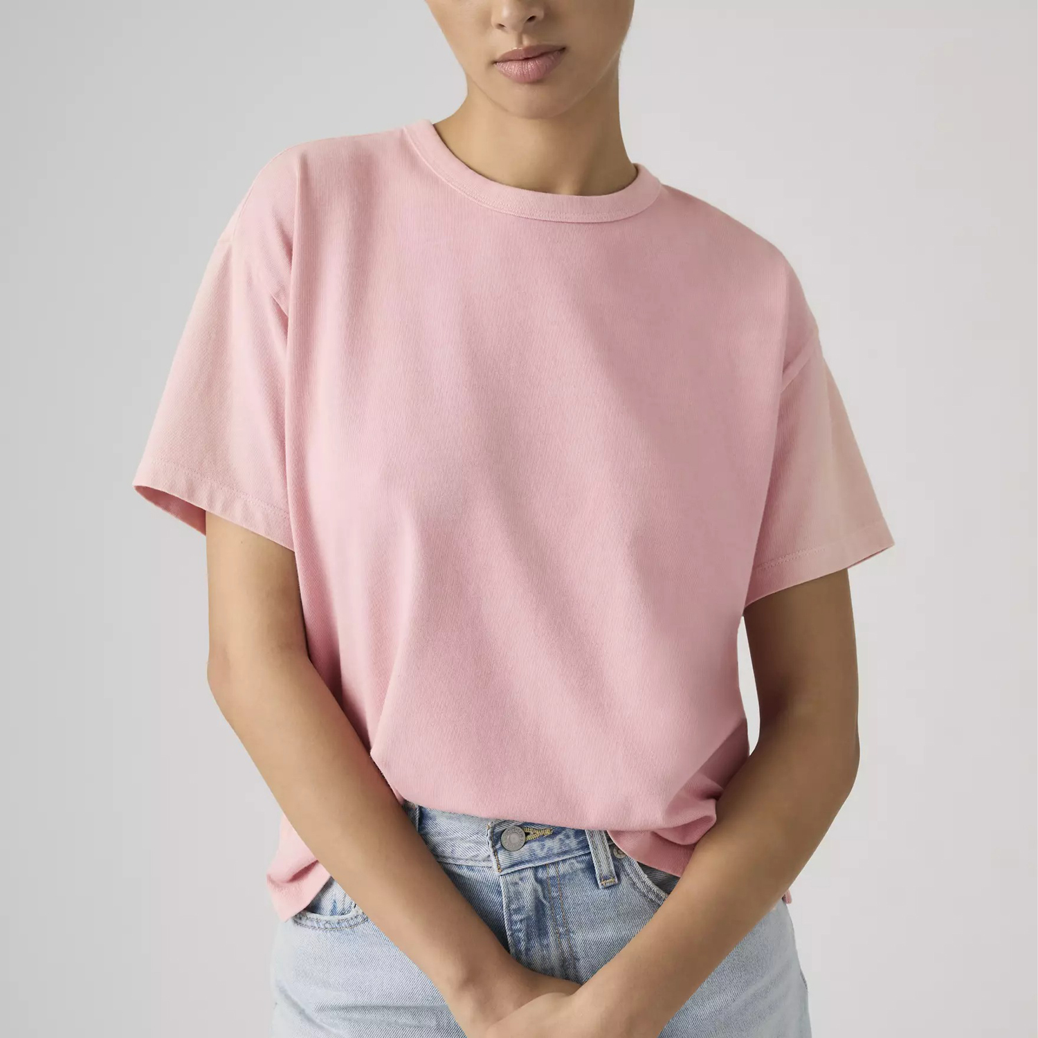 Футболка Levi's Premium Vintage Garment Dye Short-sleeve, розовый — фото 4