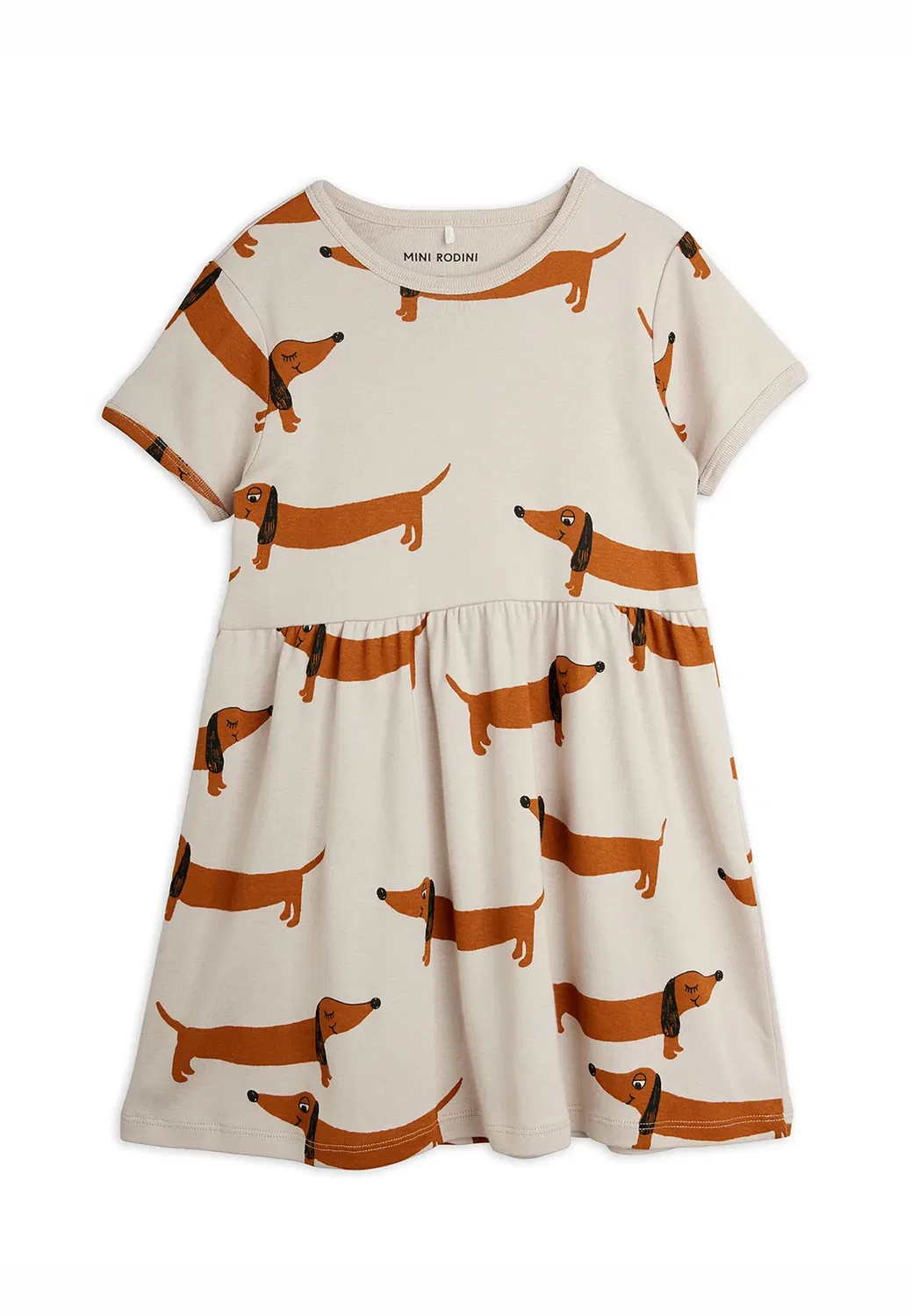 Собака - трикотажное платье Mini Rodini, Grey