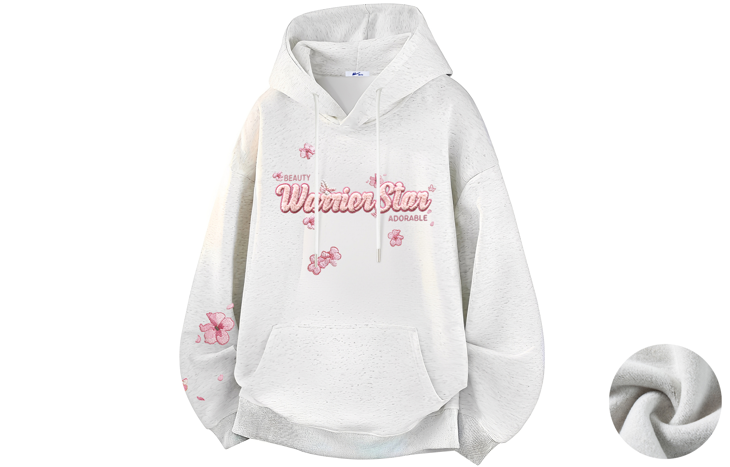 

Толстовка Unisex Hooded Moderate Heavyweight WARRIOR, heather серый[thickened and fleece-lined]
