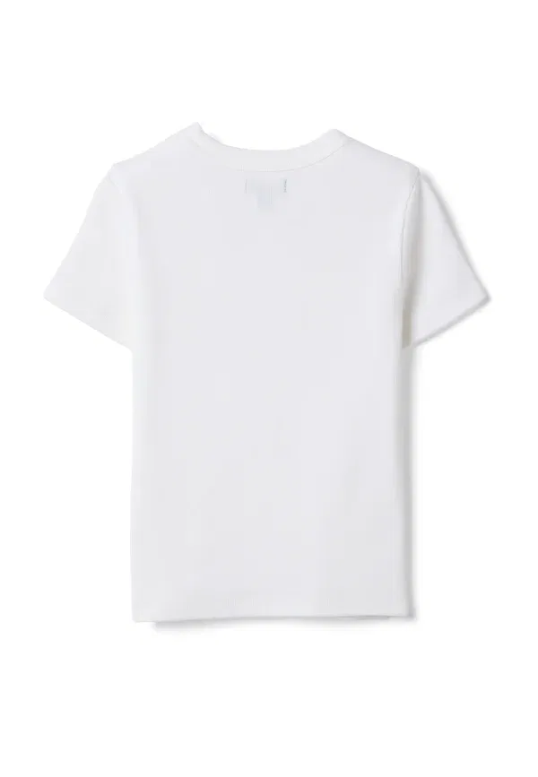 Комплект из 2 футболок basic t-shirt Ovs, белый, розовый — фото 3