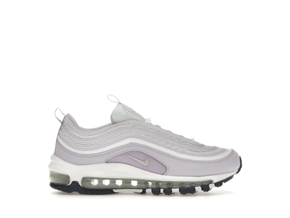 Детские кроссовки с дизайном Nike Air Max 97 Nike, White/Metallic Silver-Violet Frost