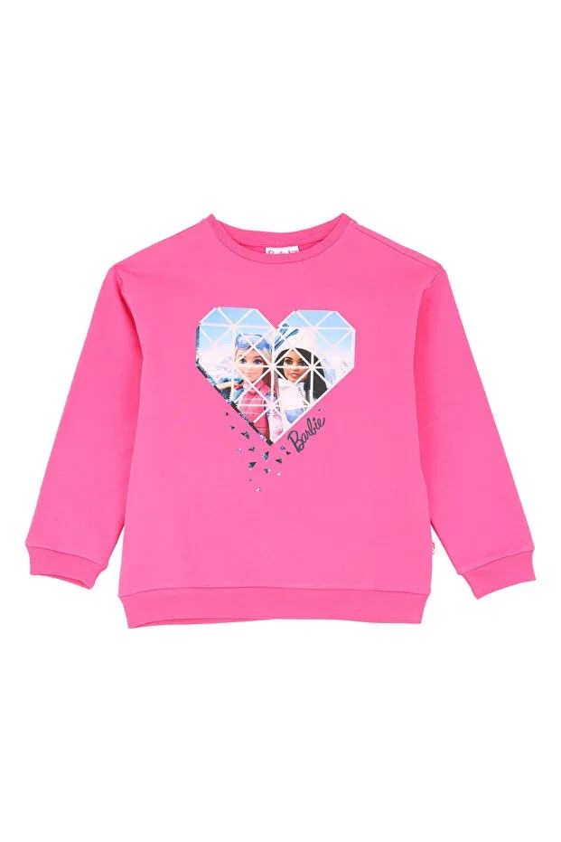 Детские свитшот с принтом Barbie, Fusya