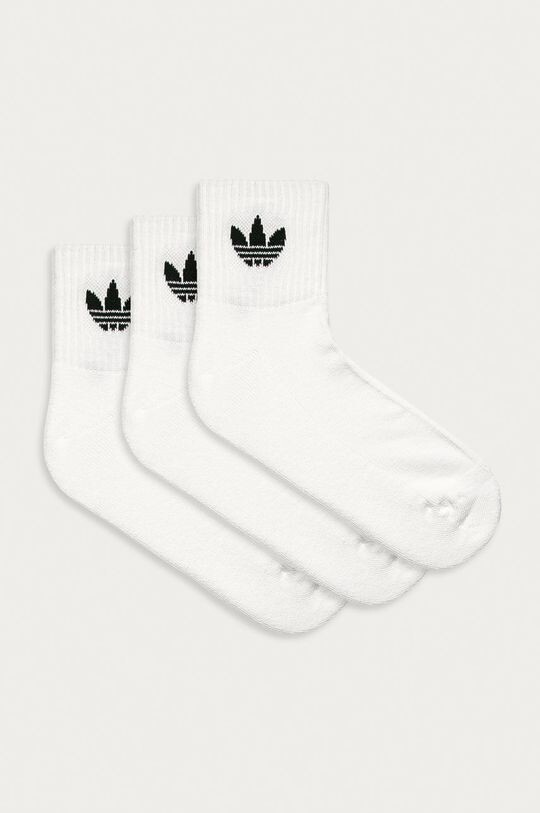 

Носки (3 пары) adidas Originals, белый