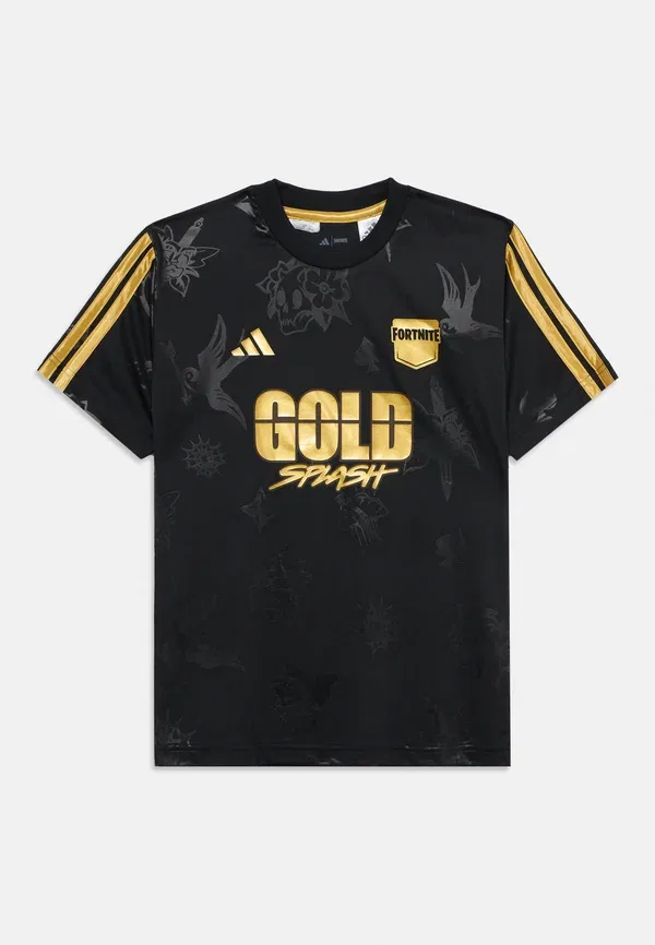 Спортивная футболка Fortnite Midas унисекс Adidas Performance, черный