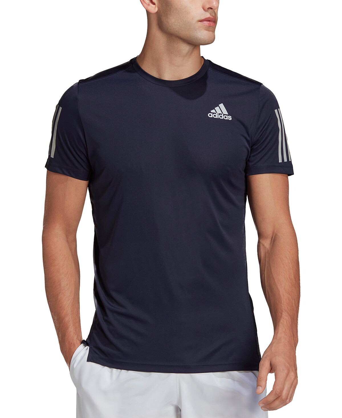 

Мужская футболка Adidas Own The Run, темно-синий