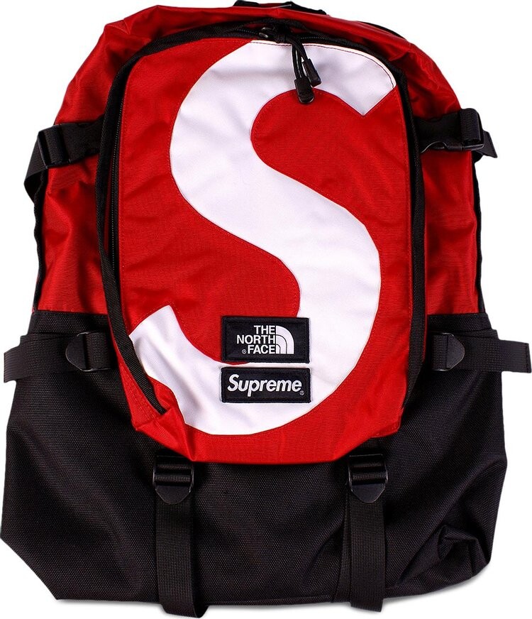 

Рюкзак Supreme x The North Face S Logo Expedition Backpack Red, красный