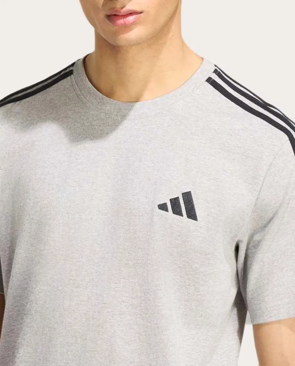 Мужская футболка, Essentials, adidas, серый — фото 4
