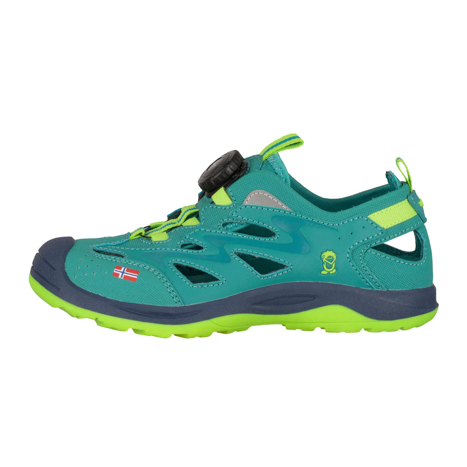 Детские сандалии закрытые Rondane Trollkids, Navyblau Mediterranes Blau