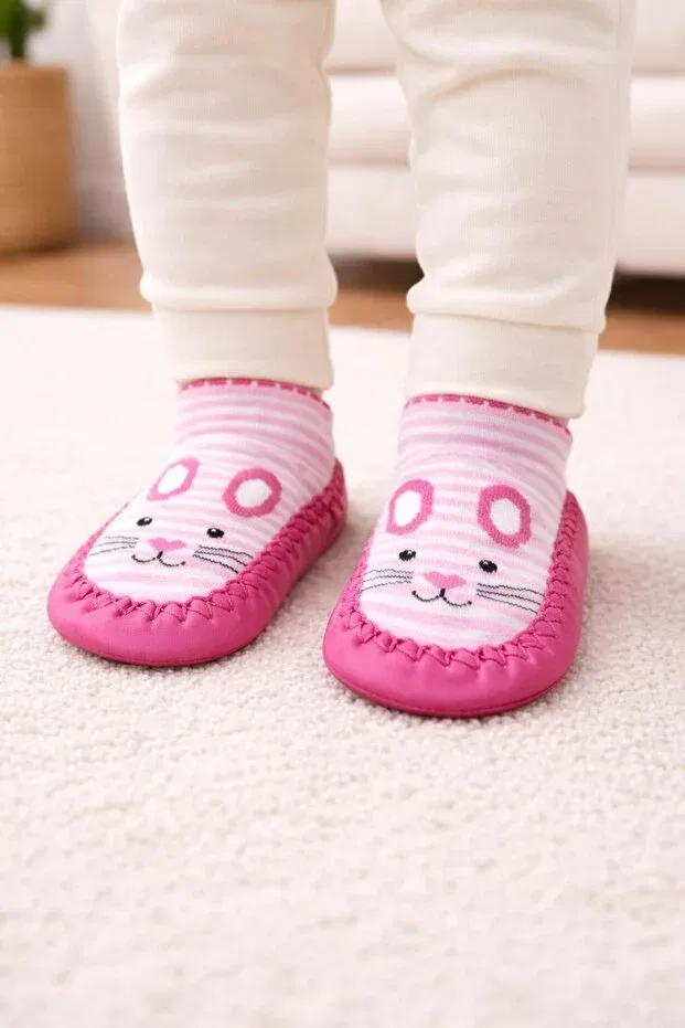 Детские носочки для новорожденных с принтом Basics Numix Baby Kids, Fuchsia