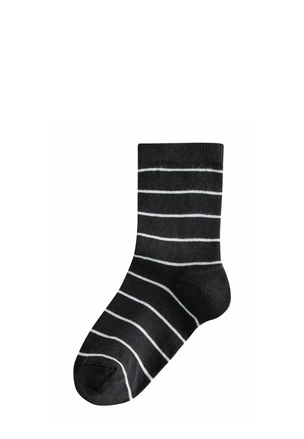 Носки комплект 7 пар Stripe 7 pack Next, Black/Grey, черный/серый — фото 4