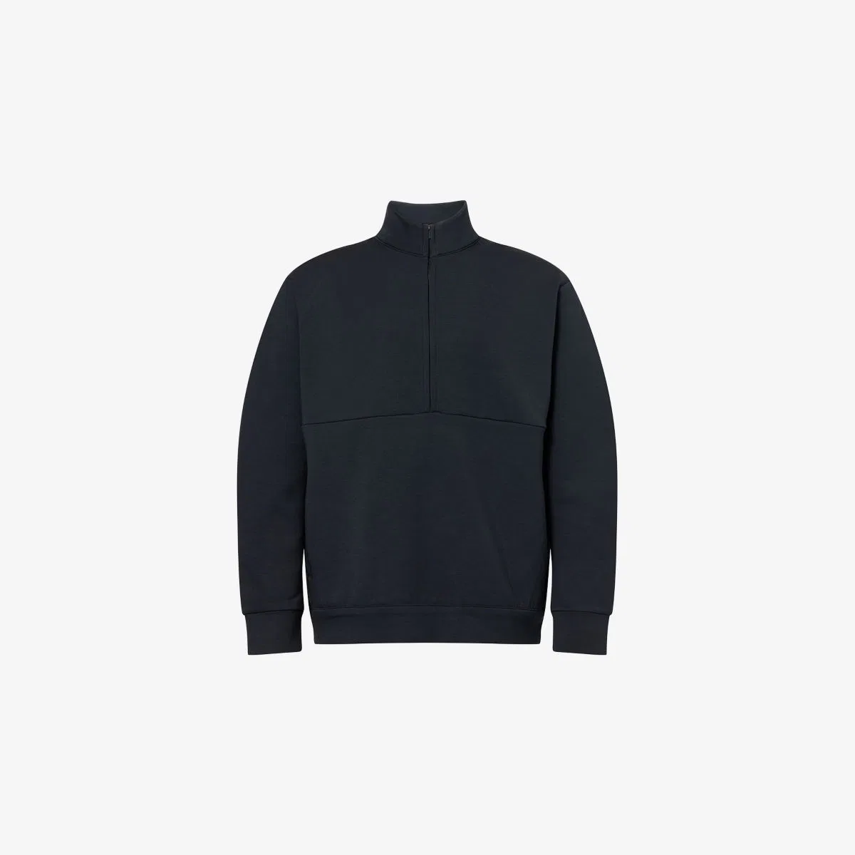 Эластичная тканая толстовка Dri-fit с застежкой-молнией на четверть длины Nike, черный/темно-серый