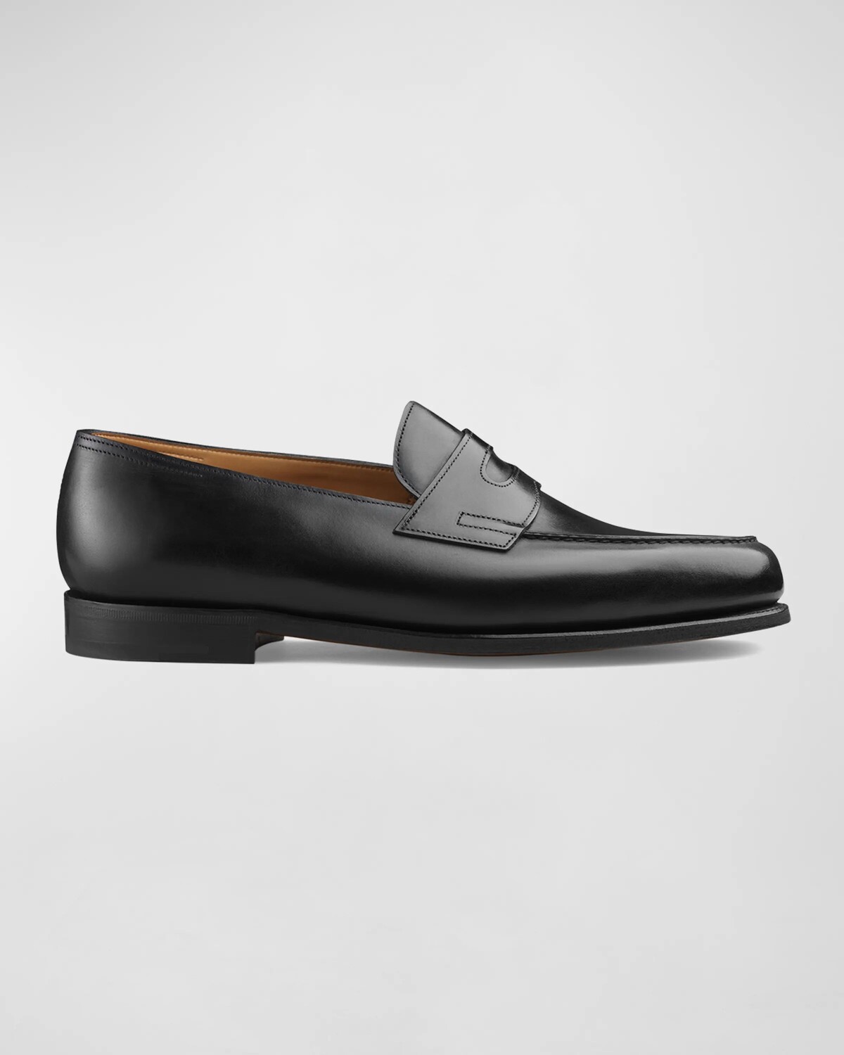 

Мужские культовые кожаные пенни-лоферы John Lobb, цвет Black