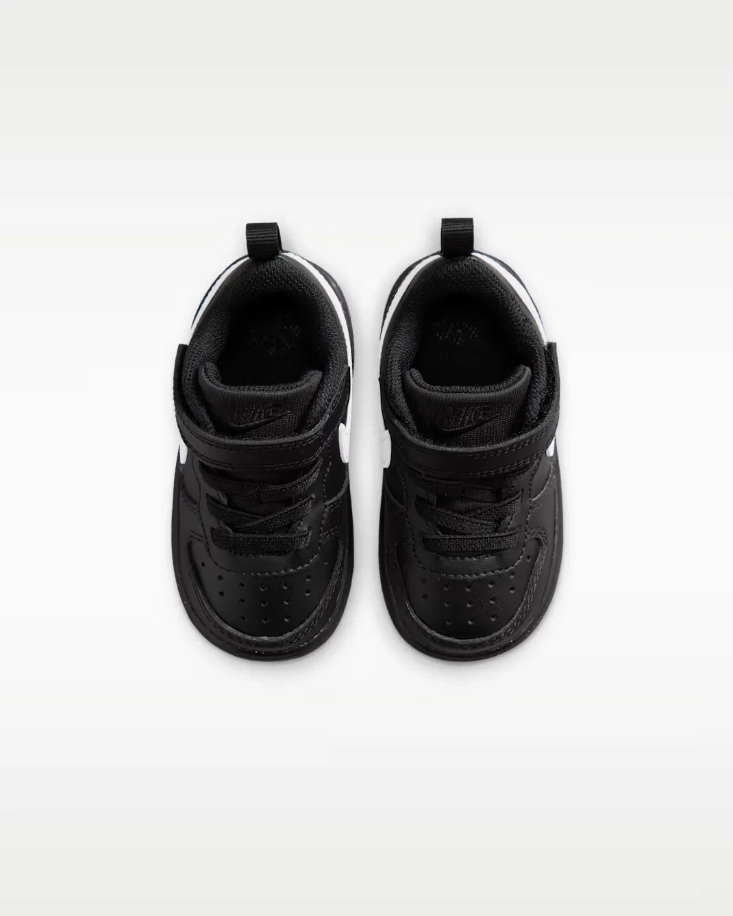 Детская/подростковая обувь Nike Court Borough Low Recraft, Black/Black/White — фото 4