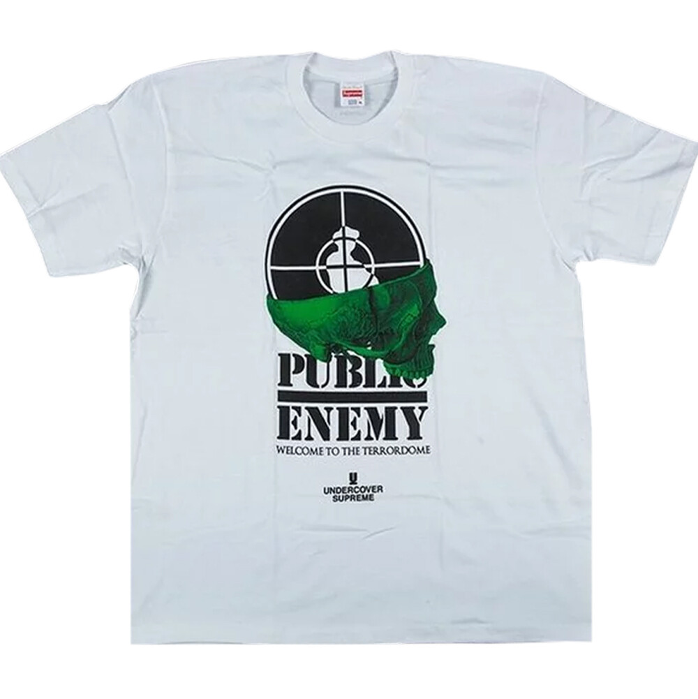 

Футболка Supreme x Undercover x Public Enemy Terrordome T-Shirt 'White', белый