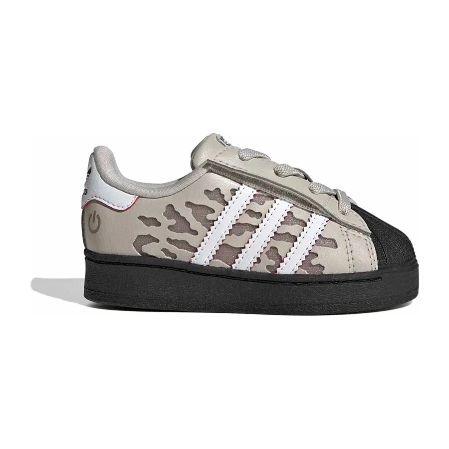 Детские спортивные туфли Superstar LED Lights CF El I KJ2228 adidas, Бежевый