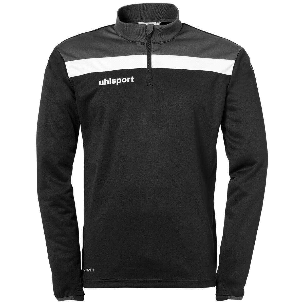 

Толстовка Uhlsport 1/4 Zip Top Offense 23, черный/темно-серый