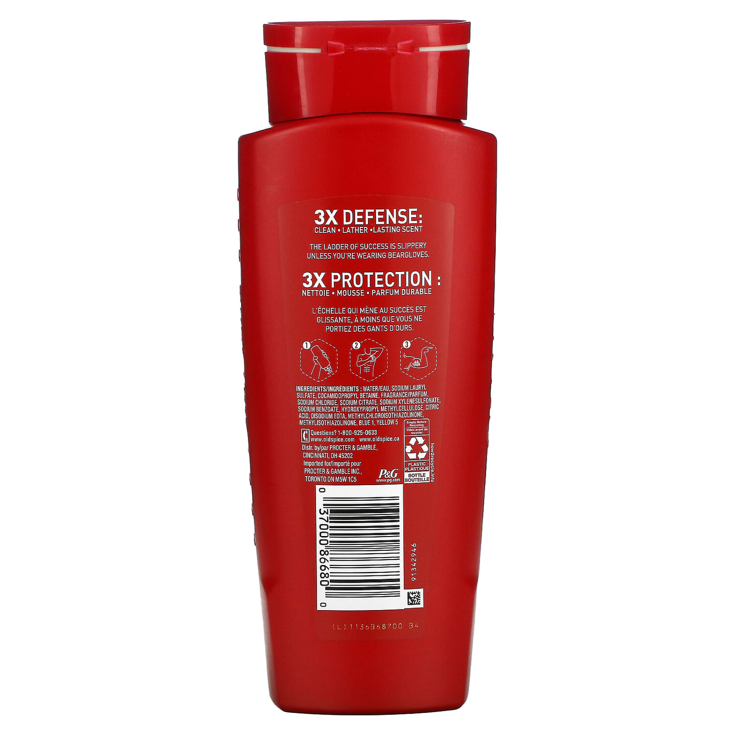 Гель Old Spice Bearglove для душа, 473 мл — фото 3
