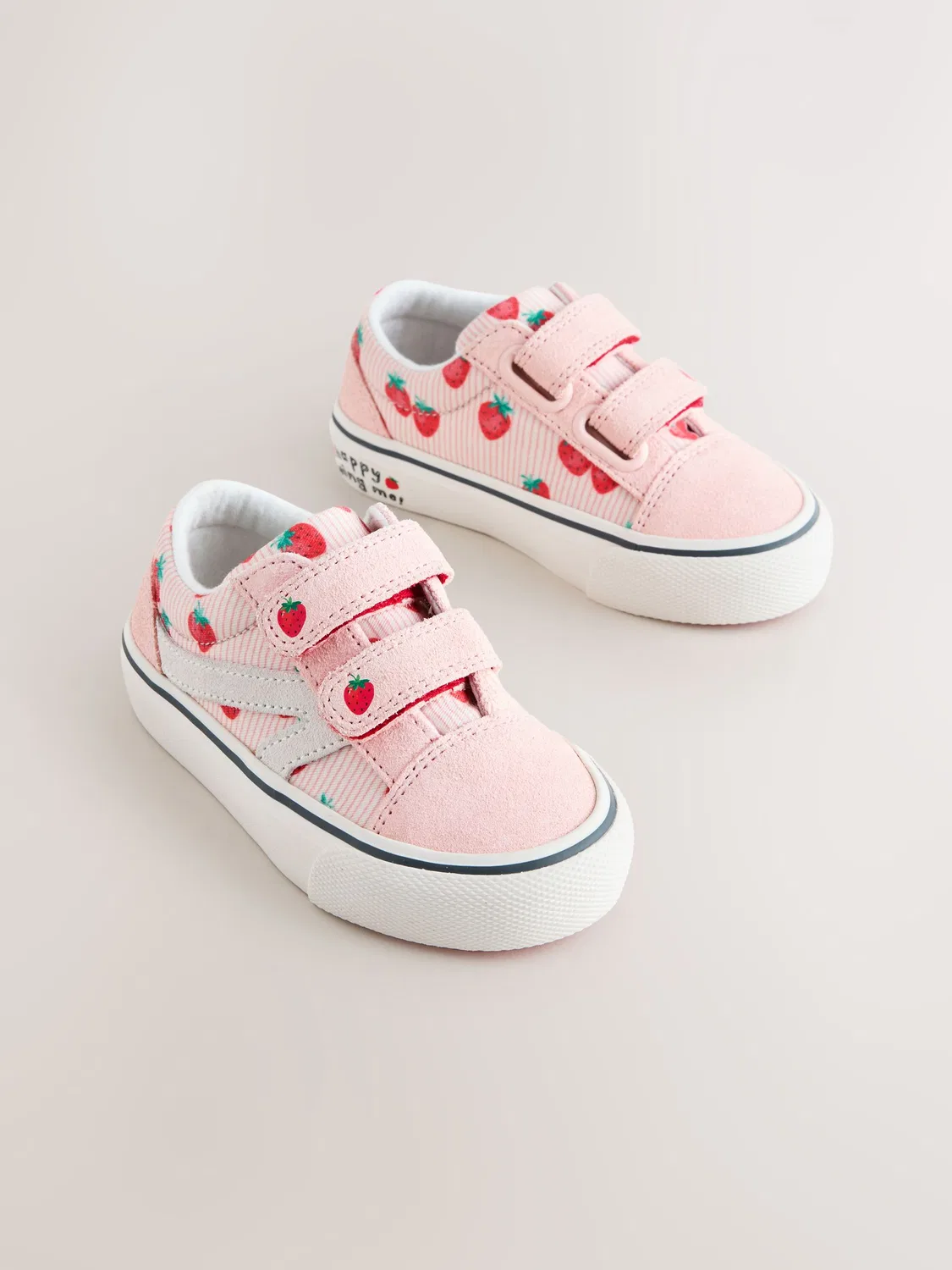 Кроссовки с липучками Pink Strawberry Next, розовый клубничный