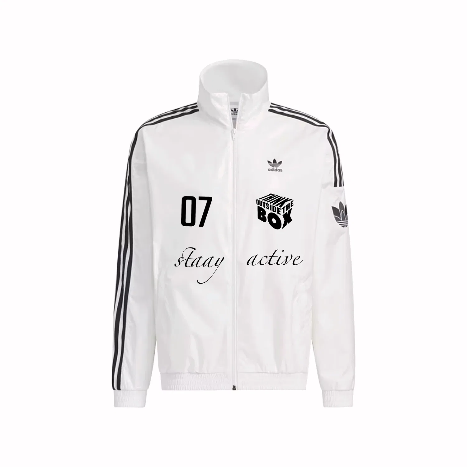 Куртка Retro Trefoil, Adidas Originals, White